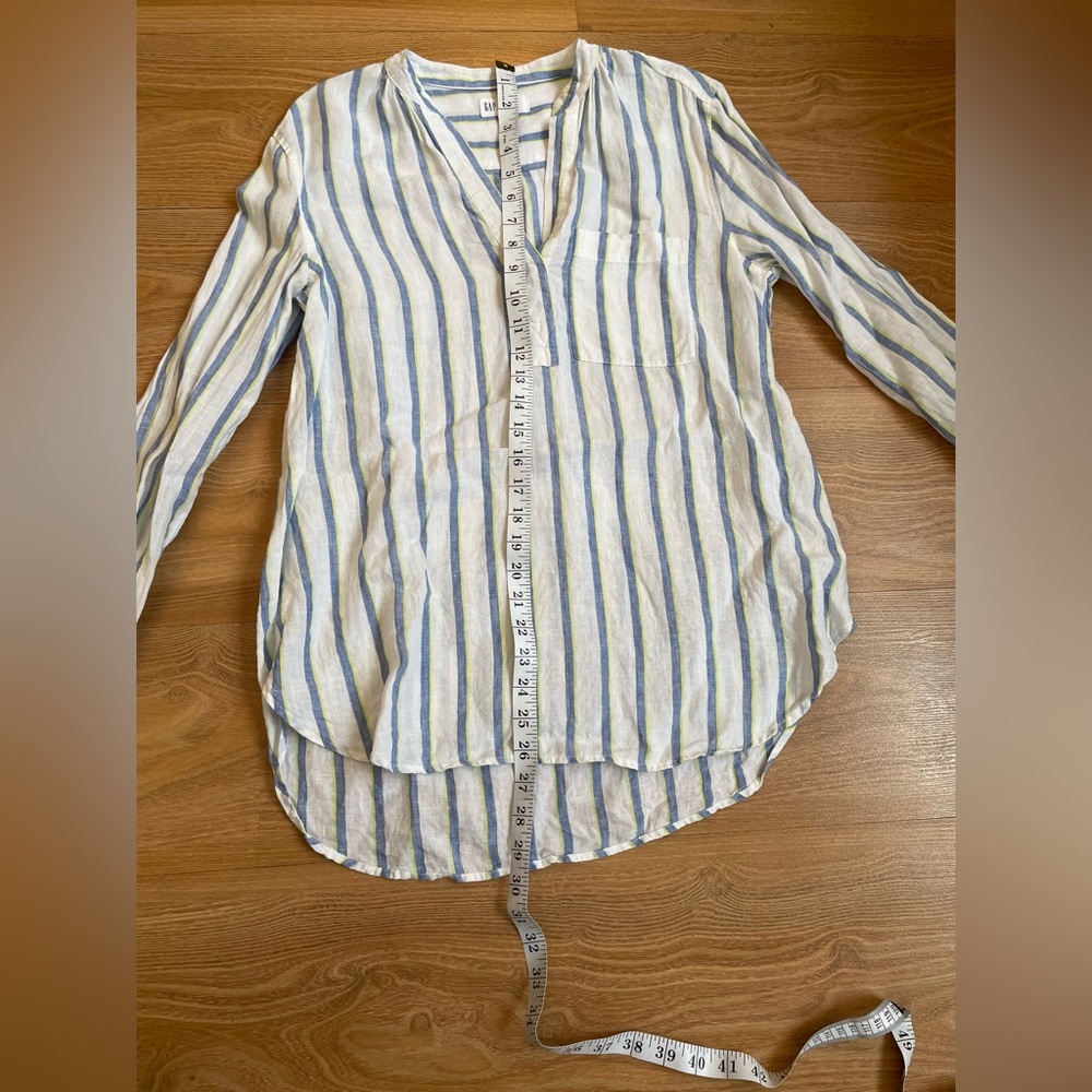 GAP 100% Linen oversized blouse - Picture 3 of 5